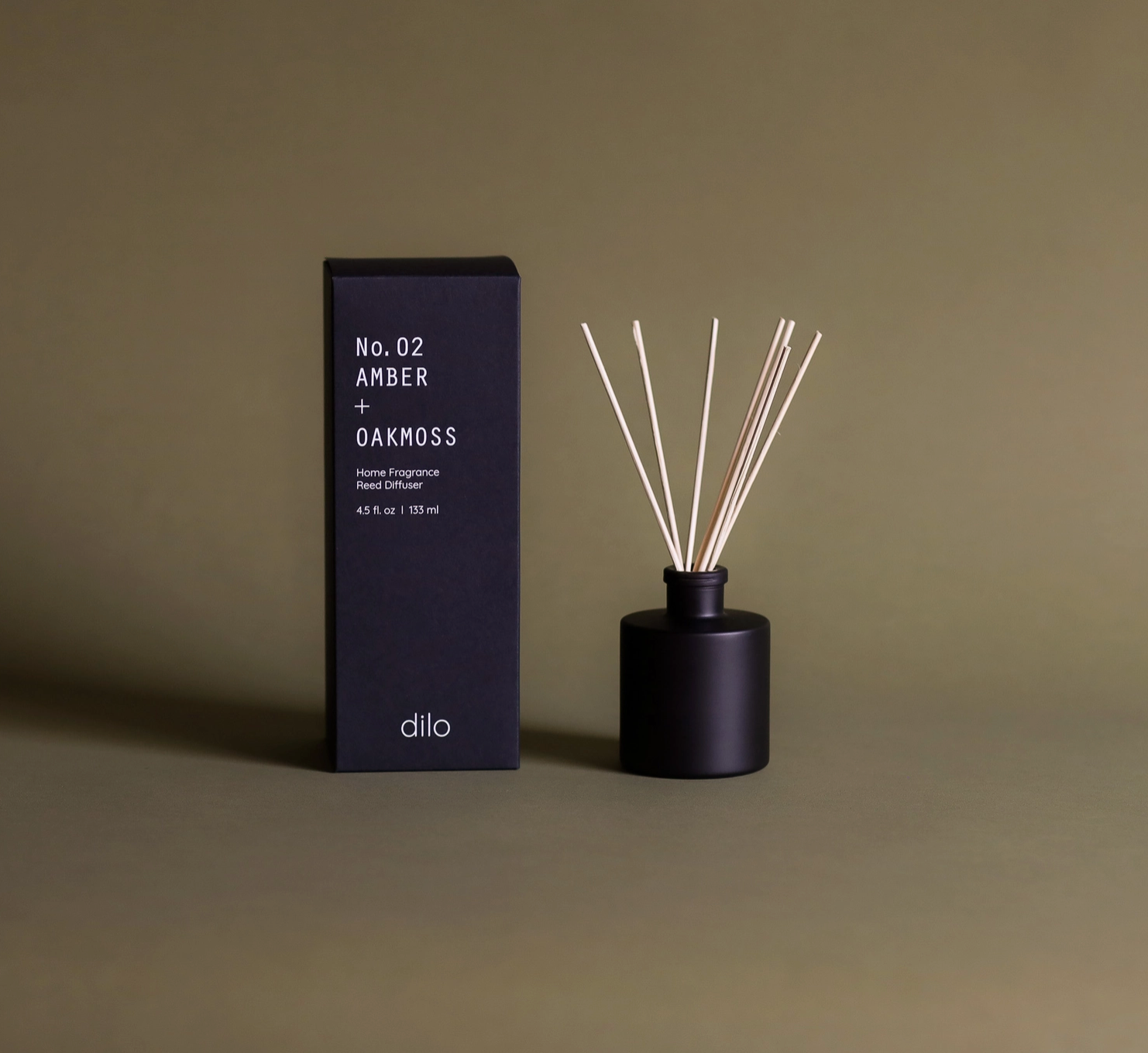 No. 02 Amber + Oakmoss Reed Diffuser